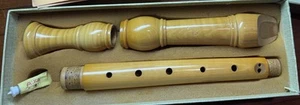 Rare Roessler Alto / Treble Recorder, Baroque Fingering, Pear, Original Box - Picture 1 of 21