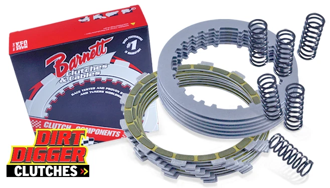 Barnett Complete DirtDigger Clutch Kawasaki KDX 200 KDX220 KDX220R  303-45-10010 - Image 1 of 1