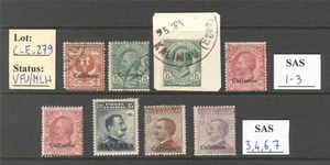 C_E_279. EGEO-CALINO. Stamps from 1912 Commemorativi set. Used and mint. - Picture 1 of 1