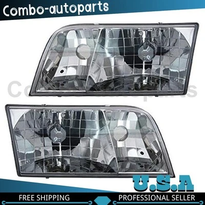 TYC Left Right Headlight Assembly fits Ford Crown Victoria 1998-2011 - Image 1 of 3