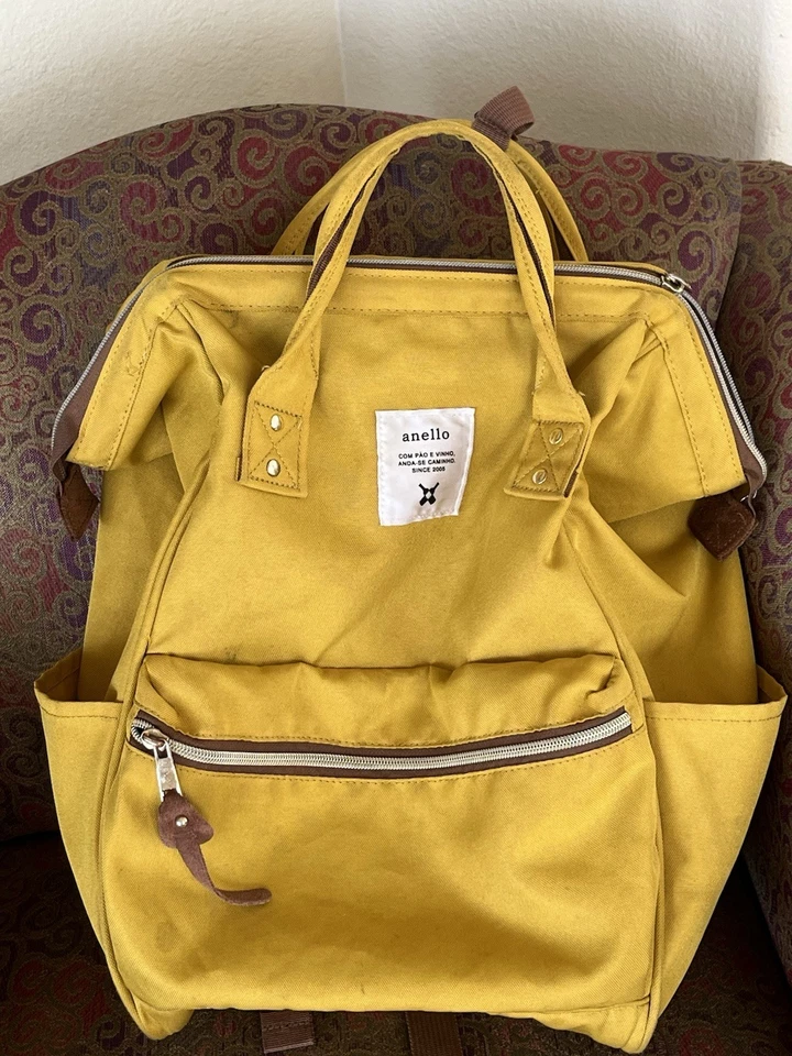 Mochila ANELLO amarilla Foto 1 de 4