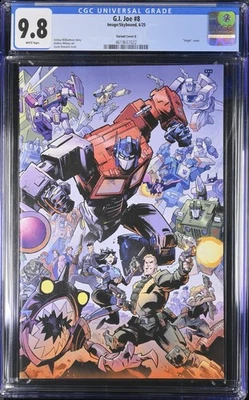 G.I. Joe #8 CGC 9.8 Image 2025 Jason Howard Virgin Variant G Energon Universe - Image 1 of 2