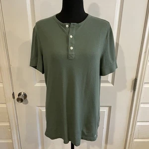 Michael Kors Damen Maulbeerseidenmischung Kurzarm Grün Top Größe Small - Bild 1 von 10