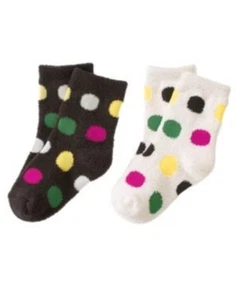 GYMBOREE MERRY & BRIGHT POLKA DOT EXTRA COZY SOCKS 3 4 5 7 NWT - Picture 1 of 1