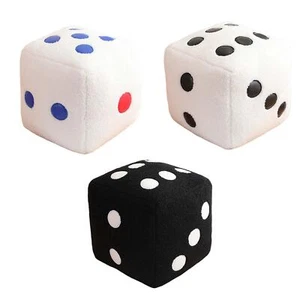10" Plush Dot Dice Math Teaching Dot Dice D6 for Children Kids Boys Girls - Picture 1 of 10