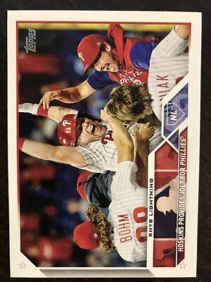 2023 Series 1 Base #248 Rhys Lightning- Hoskins Philadelphia Phillies - Image 1 of 2