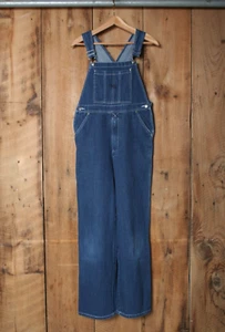 WEST END BLUES Blue Denim Bib Overalls Juniors Sz. 16 - Picture 1 of 10