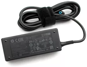 Cargador de CA original original HP serie 14 fuente adaptador de CA + cable de alimentación del Reino Unido - Imagen 1 de 7