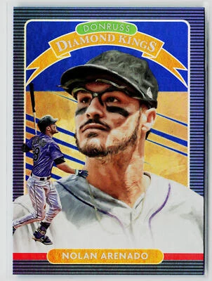 Nolan Arenado 2020 Donruss #29 Holo Blue Colorado Rockies - Image 1 of 2