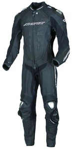 New AGVsport Podium One Peice Leather Race Suit CE Armour YKK zips - Picture 1 of 8