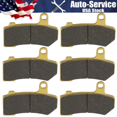 Front and Rear Ceramic Brake Pad for Harley Davidson FLHX Street Glide 2008-2015 — 第 1/4 张图片