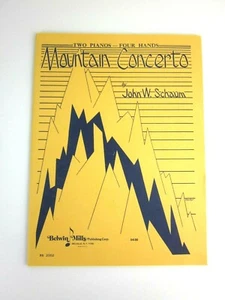Mountain Concerto Sheet Music 2 Pianos 4 Hands John W. Schaum 1949 - Picture 1 of 5