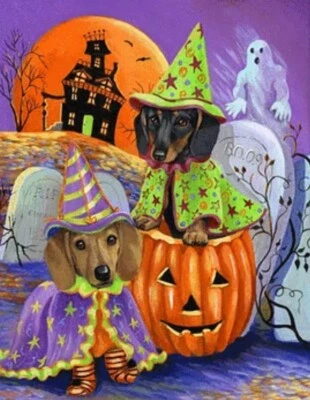 HALLOWEEN (6) CROSS STITCH PATTERN - Image 1 of 2