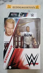 FIGURA DE LUCHA LIBRE WWE MATTEL ELITE THE SANDMAN ECW NUEVA SELLADA - Imagen 1 de 1