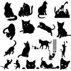 1x Lovely Funny Pet Cat Wall Sticker Decor Car Window Door Bumper Vinyl Decal