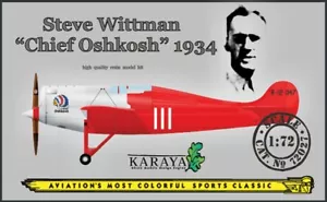 1/72 Karaya 72027 Steve Wittman "Chief Oshkosh" 1934 resin kit - Picture 1 of 1