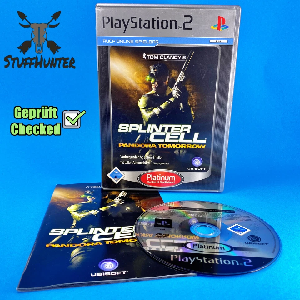 Tom Clancy's Splinter Cell Pandora Tomorrow - PS2 - Checked - USK16 * Very good - Image 1 of 1