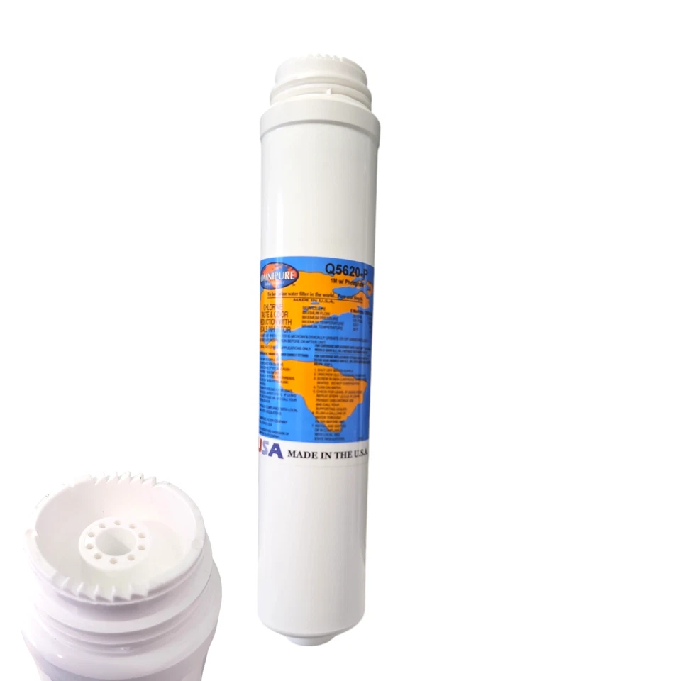 Omnipure Q5620-P Granular Carbon Filter 1 Micron with Phosphate for Scale Inhib - Image 1 of 1