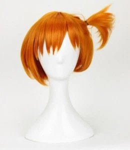 Women Wig Styled Short Orange Cosplay Wig Costume Wigs Cos Hair Wig - Picture 1 of 4