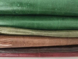 Java Lizard Skin Leather, Multi Colors, Cheap, Good Quality, FLASH SALE-“Green” - Picture 1 of 2