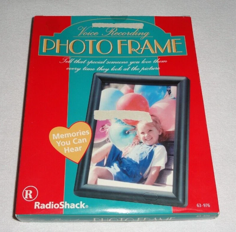 RadioShack Voice Recording Photo Frame 63-976 Open Box 3x5" 4x6" 5x7"