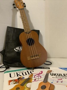 Kala LTP-S Soprano Starter Ukulele W/ Carry Bag And 2 Books - Picture 1 of 8