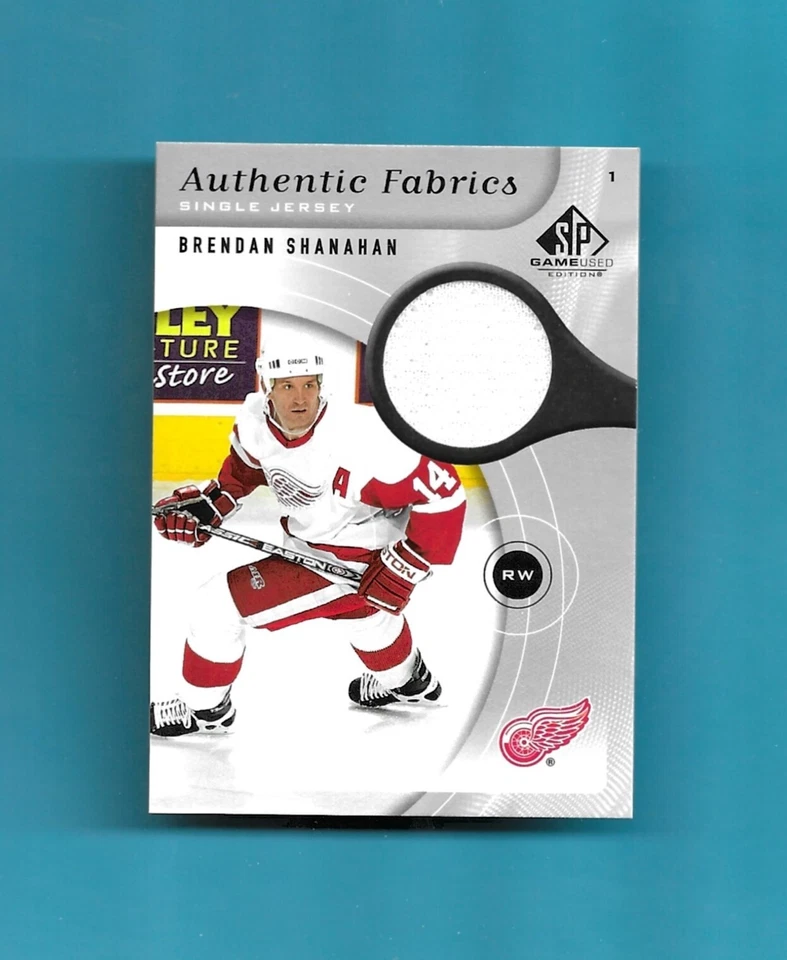 2007-08 Ultra UNIFORMITY # U-BS JERSEY BRENDAN SHANAHAN NEW YORK RANGERS SHARP! - Image 1 of 2