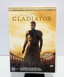 Gladiator (DVD, 2000) Deluxe Collectors Edition Pal Free Postage - Picture 1 of 3