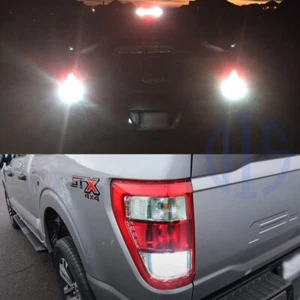 6 bombillas blancas LED con placa de licencia de carga inversa para 2021 2022 F150 F250 - Imagen 1 de 3