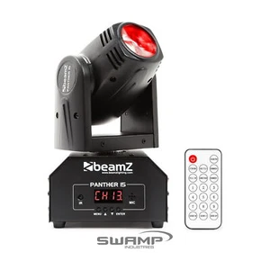Beamz Panther 15 10W LED Beam Moving Head - RGBW IRC DMX Standalone Mode Auto - Picture 1 of 6