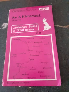 Ordnance Survey Landranger Map - Ayr & Kilmarnock sheet 70 - Picture 1 of 1