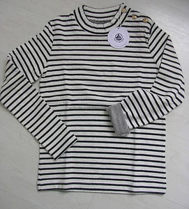 Sweat-Shirt, geringelt, natur/marine von Petit Bateau. NEU! - Bild 1 von 1