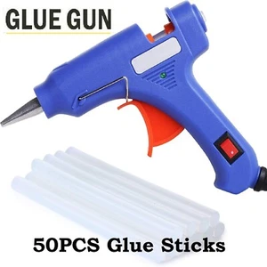 BEST ELECTRIC HOT MELT GLUE GUN TRIGGER ADHESIVE & 50 STICKS REPAIR KIT FOR USE - Picture 1 of 16