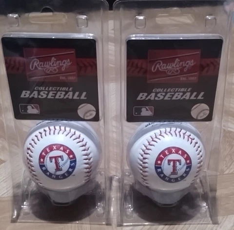 Rawings Texas Rangers Baseball Lot of 2 MLB Collectible Brand New Cover