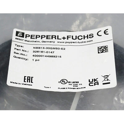 1PCS NEW For Pepperl+Fuchs NBB15-30GM50-E2 PROXIMITY SENSOR - Image 1 of 4