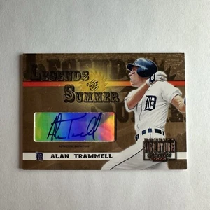 ALAN TRAMMELL 2003 Donruss Legends of Summer Autograph Detroit Tigers HOF - Picture 1 of 7