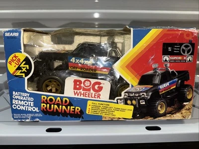 Vintage Sears Big wheeler Road Runner RC Monster Truck New In Box - Image 1 of 4