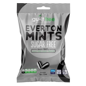 GuiltFree Sugar Free Everton Mints Sweets 75g Diabetic Friendly Zero Sugar Treat - Picture 1 of 6