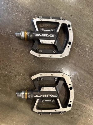 Shimano Saint PD-MX80 Mountain Bike,  BMX, Dirt Jump Flat Platform Pedals 9/16 - Image 1 of 4