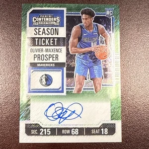 2023-24 Panini Contenders - Biglietto Rookie Olivier-Maxence Prosper #131... Verde - Foto 1 di 2