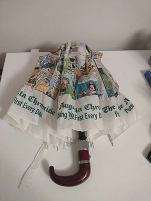 Винтажная газетная лента комиксов 90-х зонт Calvin Hobbes Iggy Haggar Dennis Menace  - Изображение 1 из 4