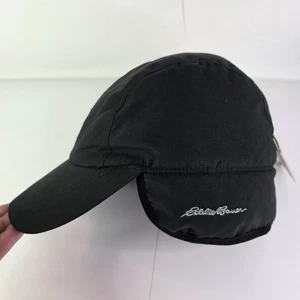 Eddie Bauer Daunen Trapper Mütze schwarz Gr. S/M 650 Fill Power Neu mit Etikett Wintermütze Klappen - Bild 1 von 14