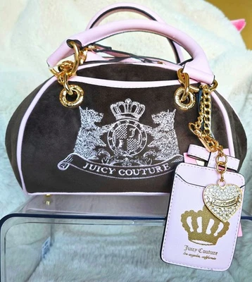 Bolso Cartera Juicy Couture Clásico SCOTTIE Perros Chocolate Difícil de Encontrar Nuevo  Foto 1 de 4