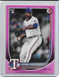 2025 Bowman Kumar Rocker Pink Parallel RC #'d 139/175 - Picture 1 of 1