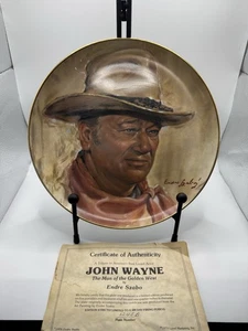 1979 A Tribute To John Wayne The Man Of The Golden West By Endre Szabo Plate - Bild 1 von 1