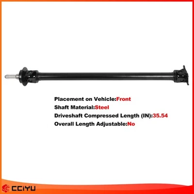 Árbol de transmisión delantero para Infiniti Q70 Q70L Q40 Q50 Q60 EX37 M37 938-321 AWD Foto 1 de 4