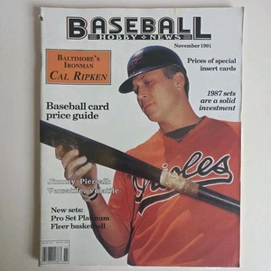 Cal Ripken Baltimore Baseball Hobby News Magazine 91 Fleer Uncut Cards Insert - Picture 1 of 9