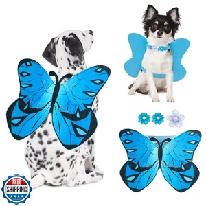Costume cane ala di farfalla per cani gatti cane Halloween costumi per piccolo med - Foto 1 di 5
