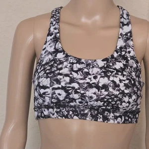 Lululemon Invigorate Bra multicolor floral racerback wireless size 6 - Picture 1 of 5
