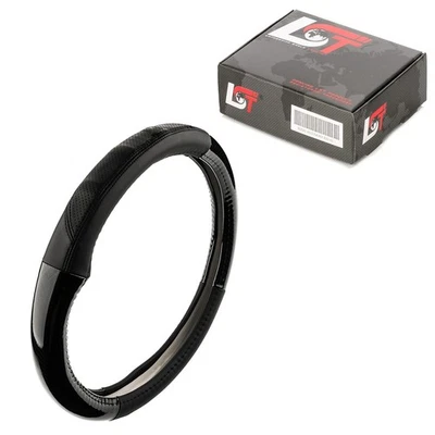 Steering wheel protector steering wheel cover sleeve Ø 38 x 9 cm black carbon look for Jaguar - Image 1 of 4